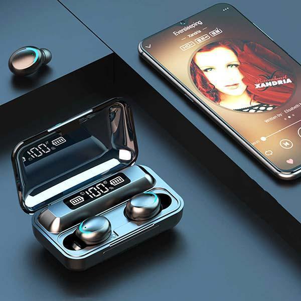 Bežične Bluetooth Slušalice F-10 sa Kućištem za Punjenje